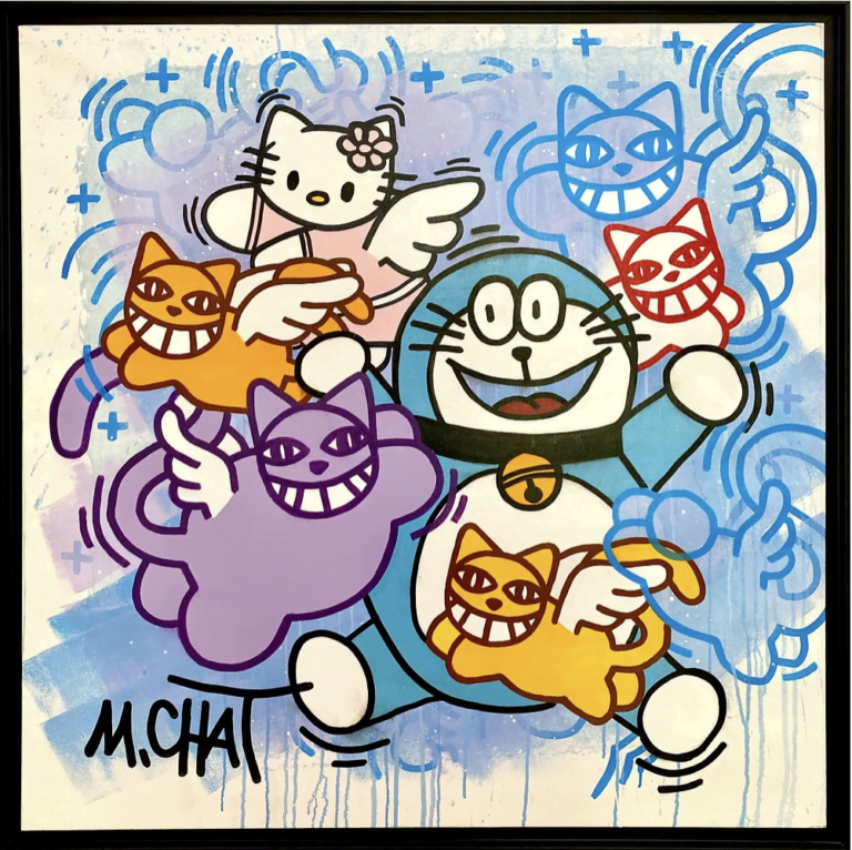 M CHAT - Hello Kitty, Doremon et M Chat 1