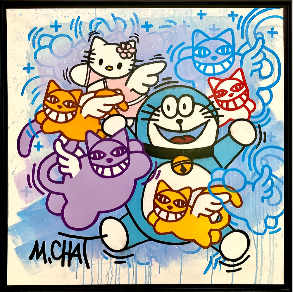 M CHAT - Hello Kitty, Doremon et M Chat 1