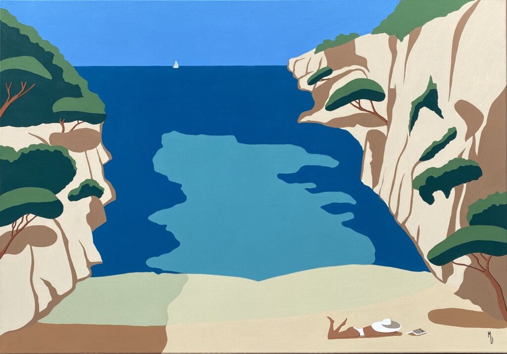 MARIE DEFORCHE Calanque d'En Vau 81x116cm 1 Grande