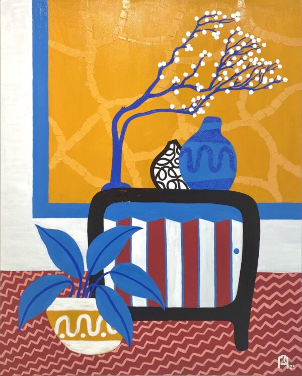 APOLLINARIA MANKO Interior still life 100x80cm 1 Grande