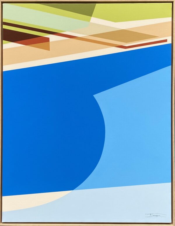 TIMOTHÉE BOCAGE : 116X89 : AU BORD DE LA PISCINE bis Grande