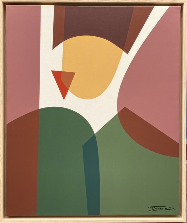 TIMOTHÉE BOCAGE : 65X54 : CHEMISIER VERT Bis Grande