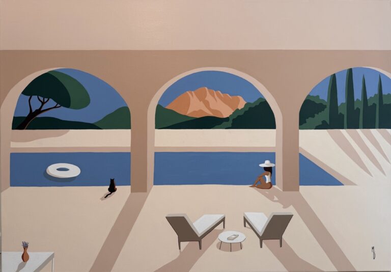 Ma montagne, peinture présenté par Galerie Le Container