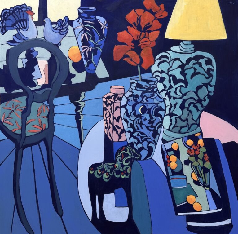 A corner of life, peinture présenté par Galerie Le Container