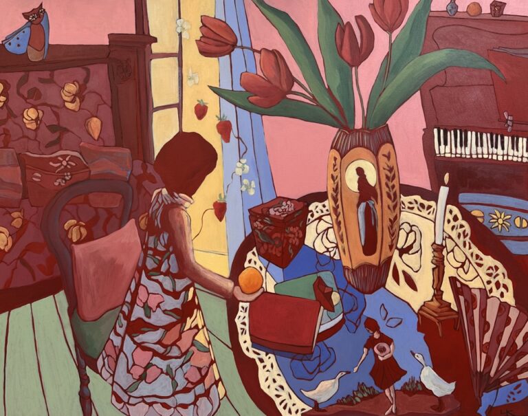 Childhood Revisited, peinture présenté par Galerie Le Container
